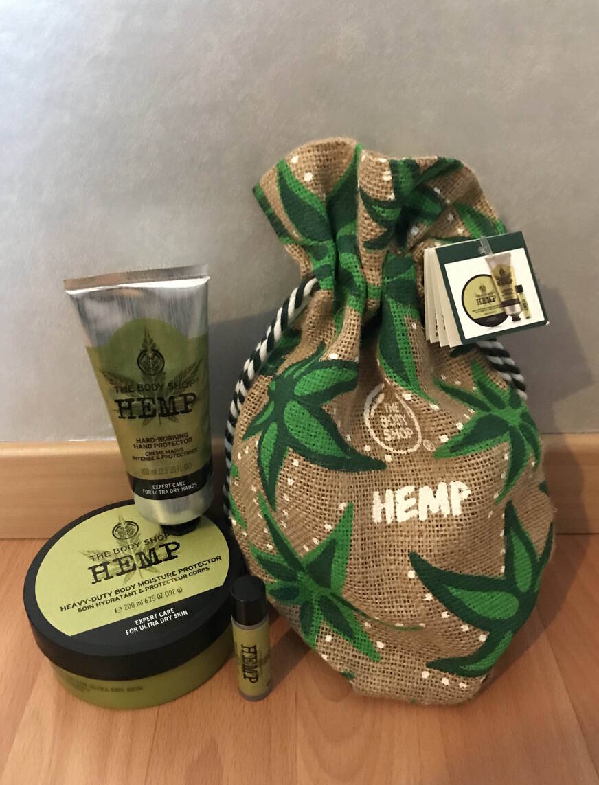 kit hydratation experte chanvre the body shop